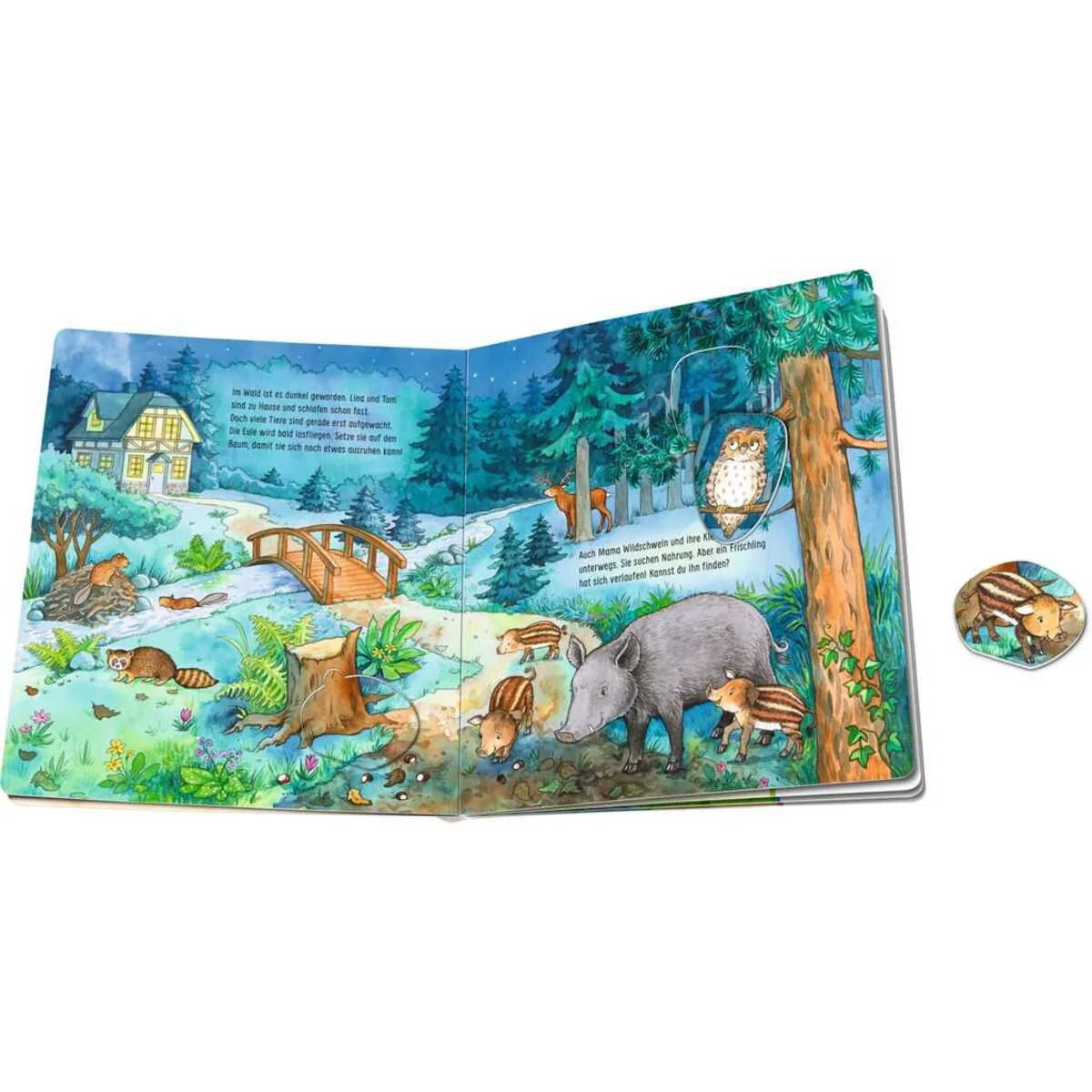 Ravensburger Mein großes Puzzle-Spielbuch: Wald