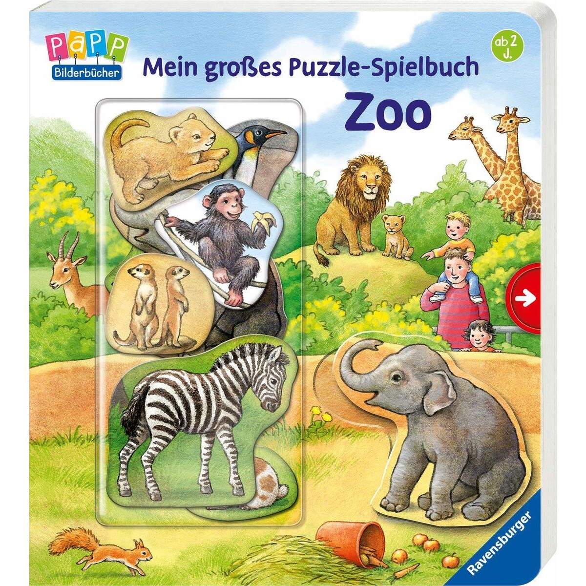 Ravensburger Mein großes Puzzle-Spielbuch Zoo