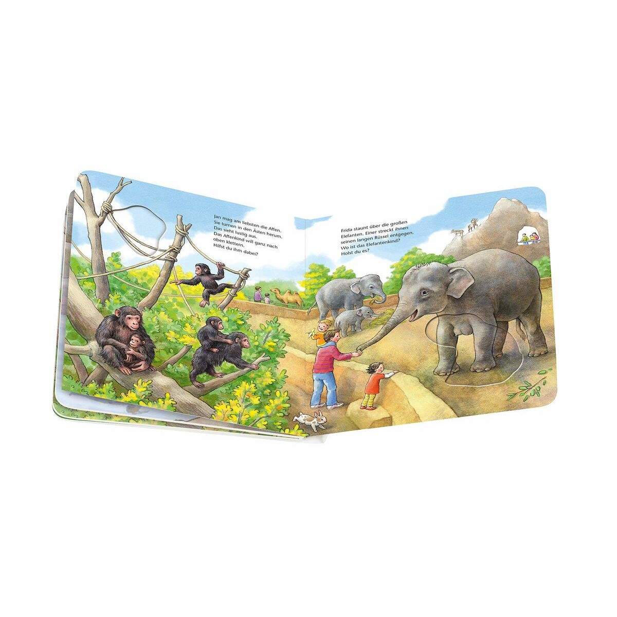 Ravensburger Mein großes Puzzle-Spielbuch Zoo