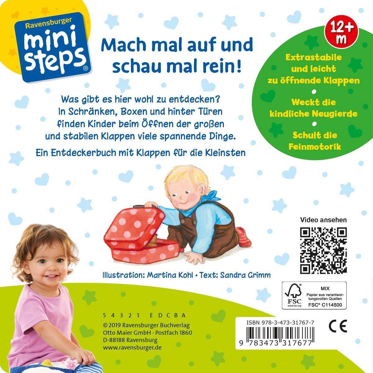 Ravensburger ministeps - Mach mal auf und schau mal rein: Mit extrastabilen Klappen