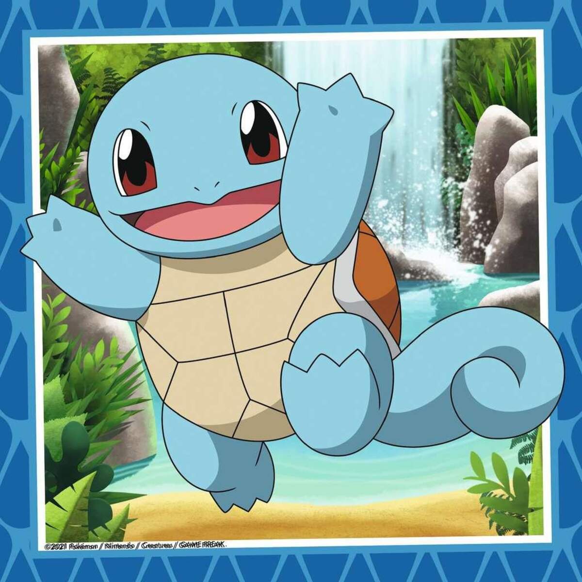 Ravensburger Puzzle - Pokemon: Glumanda, Bisasam und Schiggy, 147 Teile