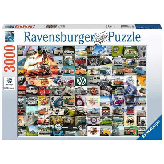 Ravensburger Puzzle 99 VW Bulli Moments, 3000 Teile