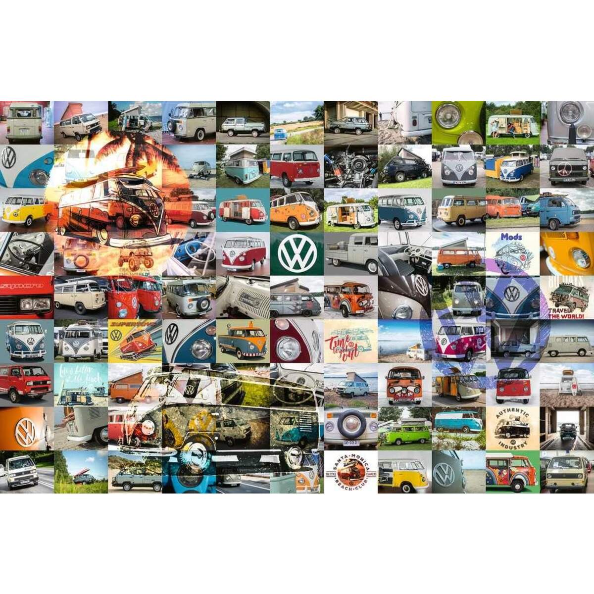 Ravensburger Puzzle 99 VW Bulli Moments, 3000 Teile