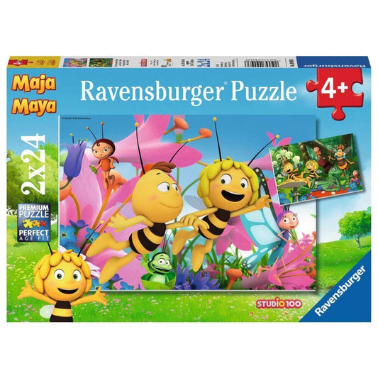 Ravensburger Puzzle Die kleine Biene Maja, 2x24 Teile