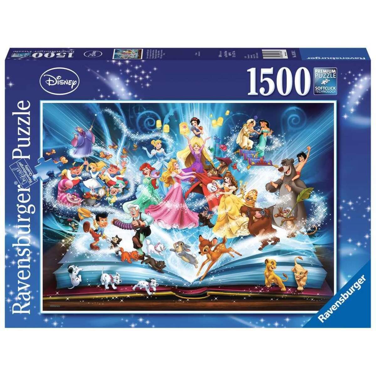 Ravensburger Puzzle Disney´s magisches Märchenbuch, 1500 Teile