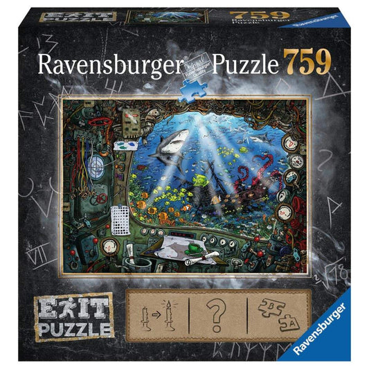 Ravensburger Puzzle Exit im U-Boot, 759 Teile