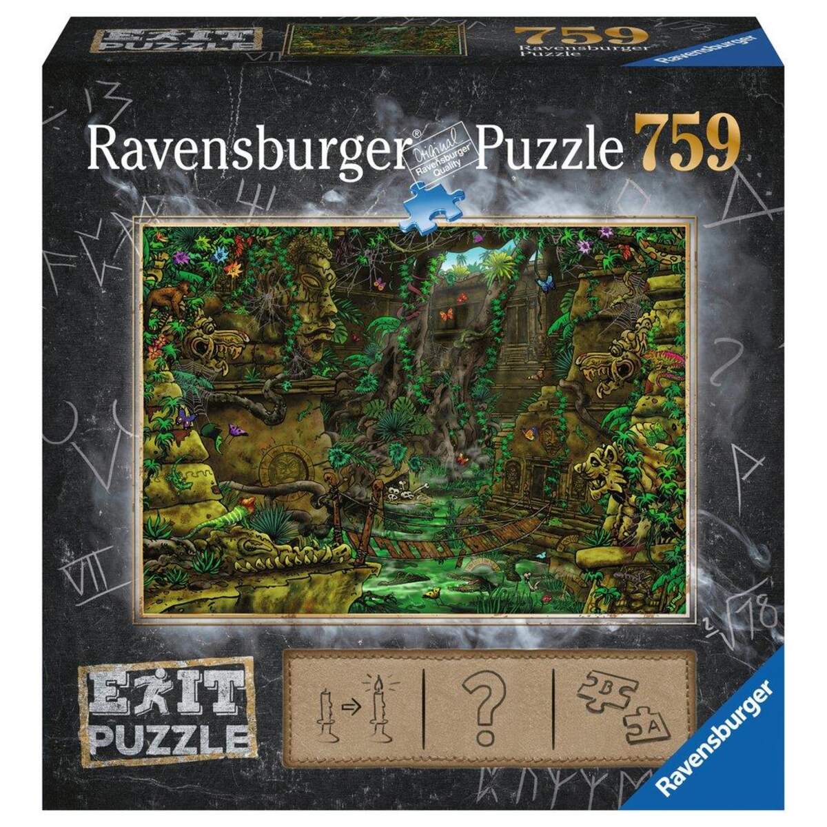 Ravensburger Puzzle Exit Tempel in Angkor Wat, 759 Teile