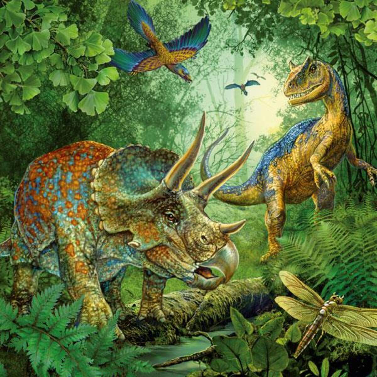 Ravensburger Puzzle Faszination Dinosaurier, 3x49 Teile