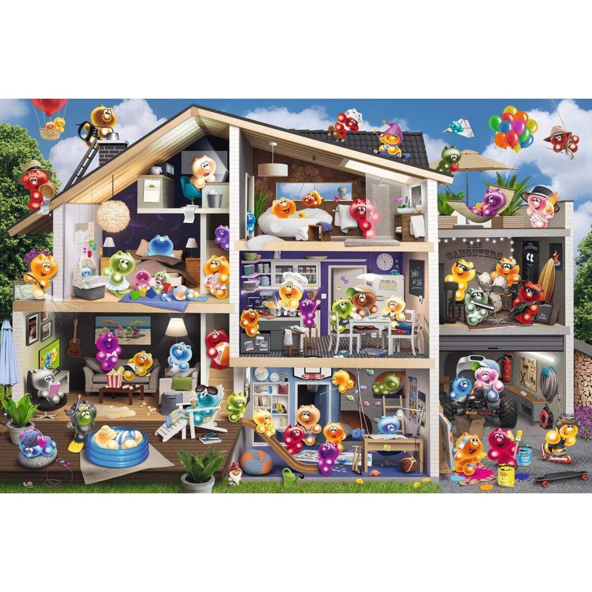 Ravensburger Puzzle Gelini Puppenhaus, 5000 Teile