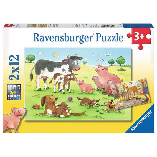 Ravensburger Puzzle Glückliche Tierfamilien