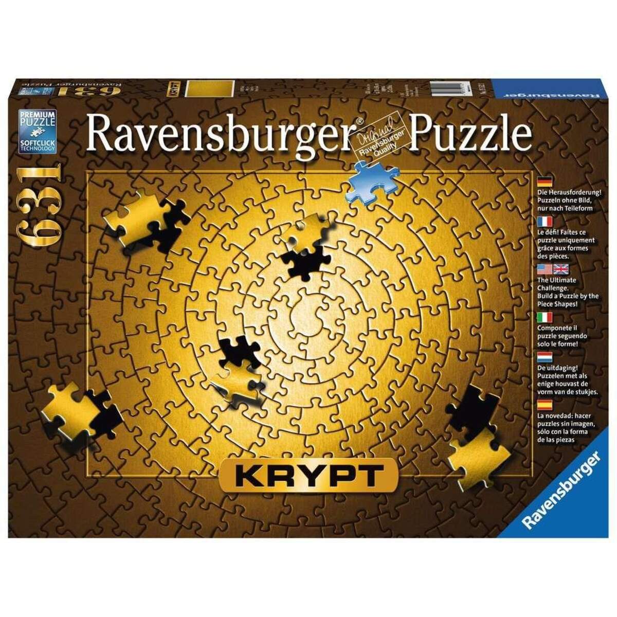 Ravensburger Puzzle Krypt Gold, 631 Teile