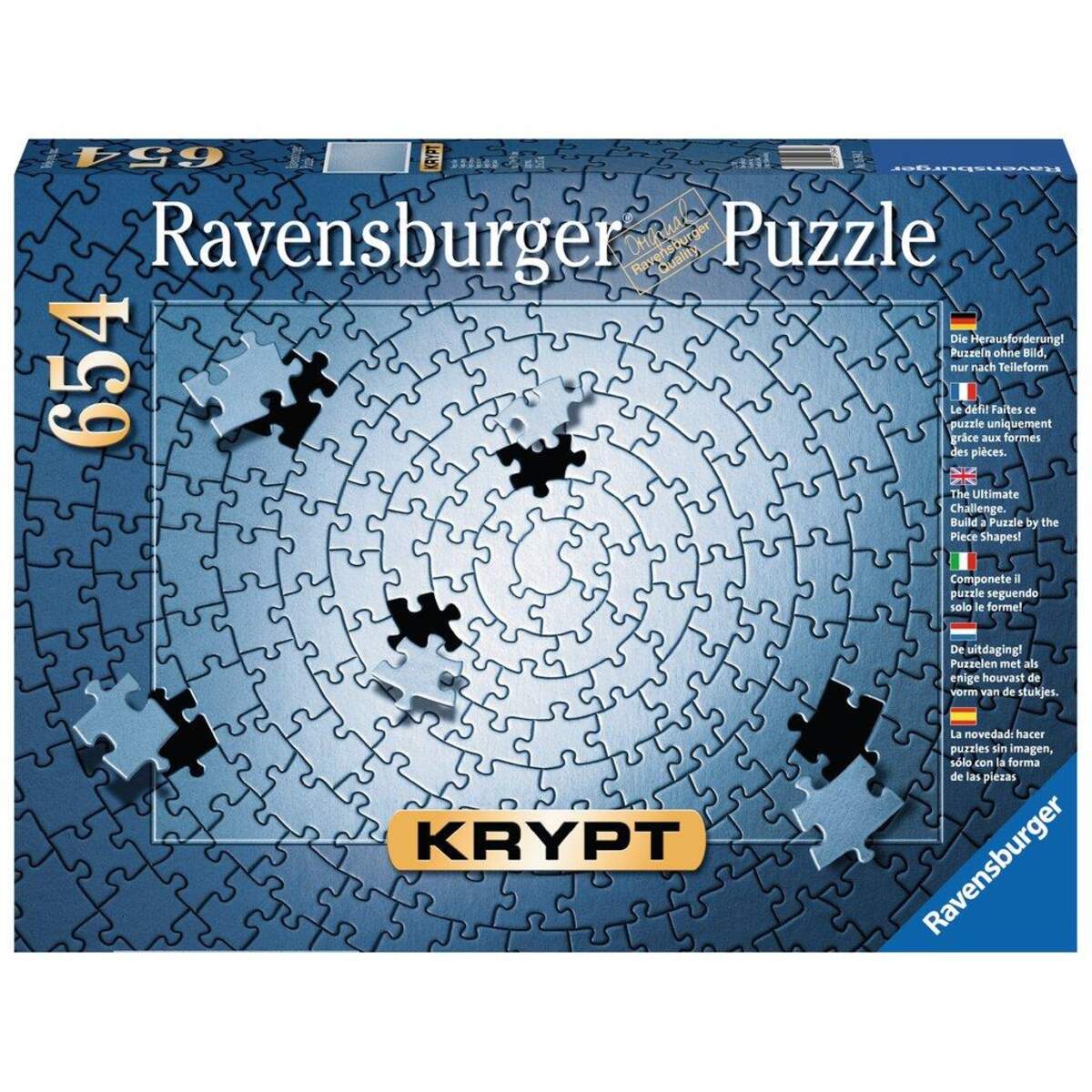 Ravensburger Puzzle Krypt silber, 654 Teile