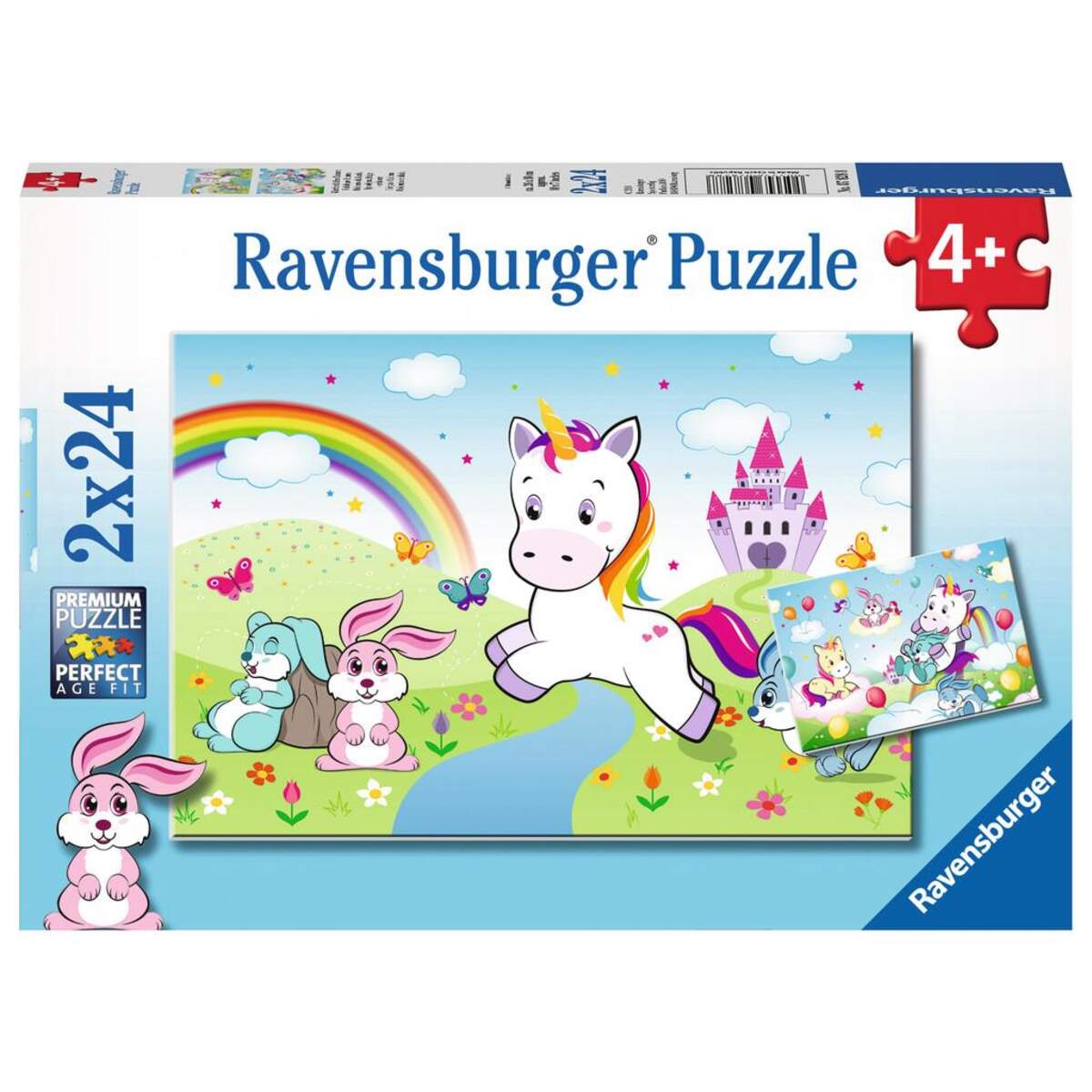 Ravensburger Puzzle Märchenhaftes Einhorn, 2x24 Teile