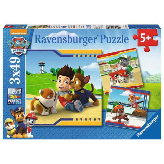 Ravensburger Puzzle Paw Patrol Helden mit Fell 3x49 Teile