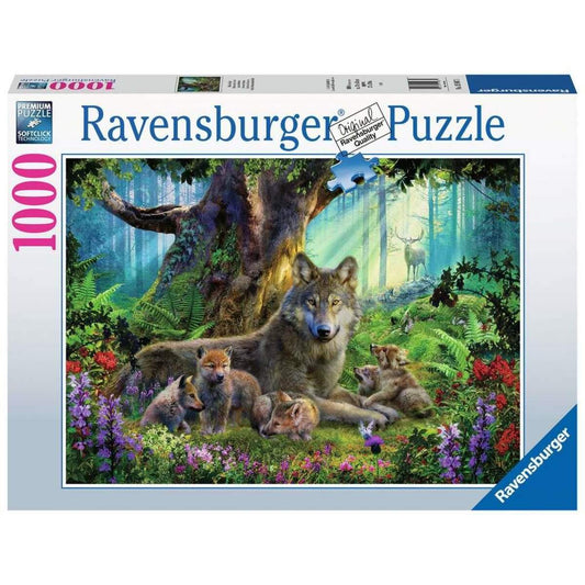 Ravensburger Puzzle Wölfe im Wald, 1000 Teile