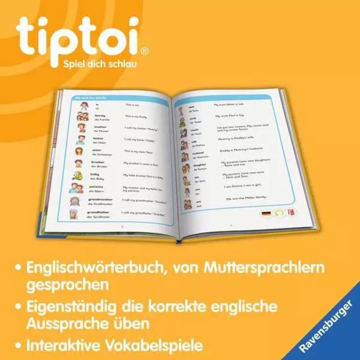 Ravensburger tiptoi® Grundschulwörterbuch Englisch