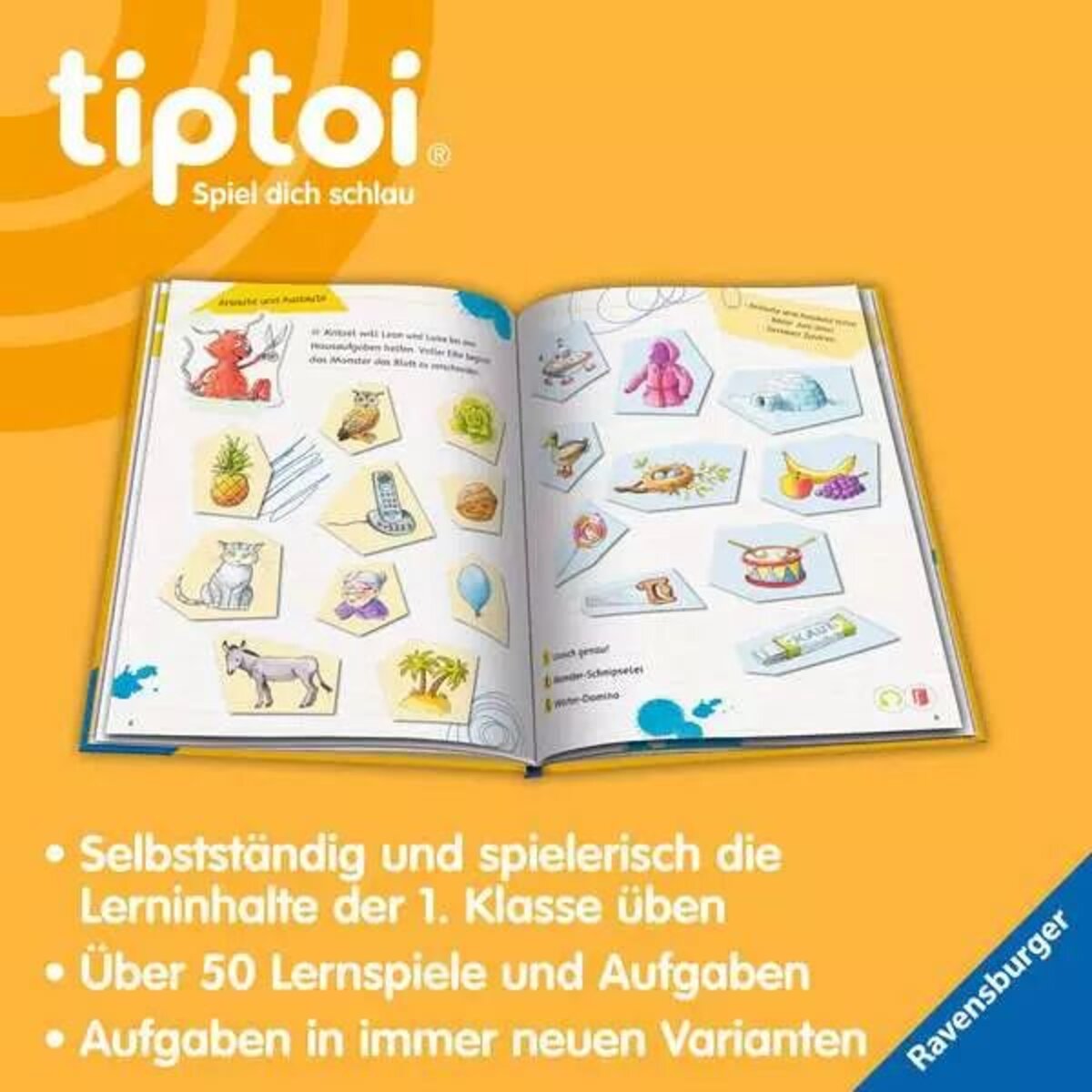 Ravensburger tiptoi® Lern mit mir! Deutsch 1. Klasse