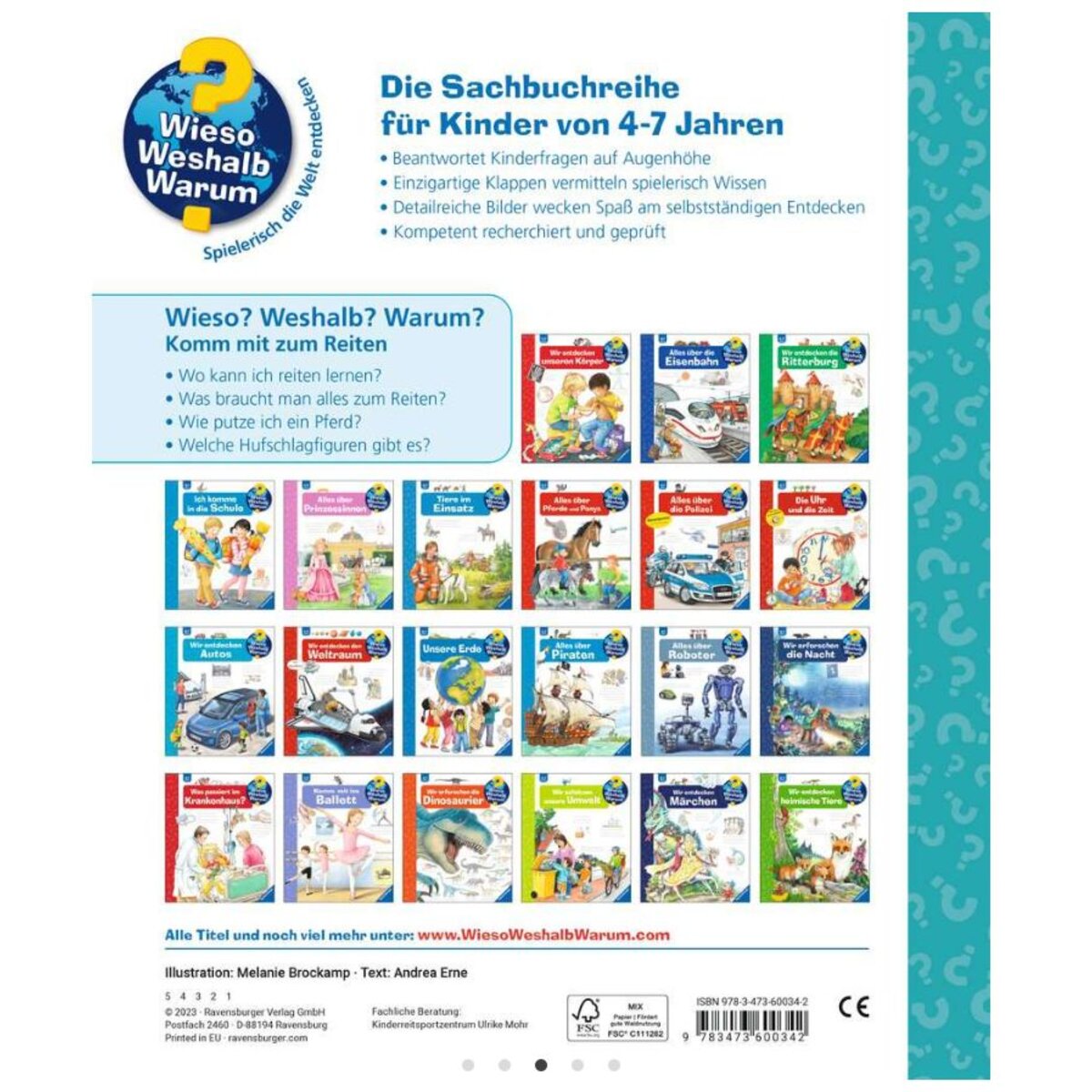 Ravensburger Wieso? Weshalb? Warum?, Band 73: Komm mit Reiten