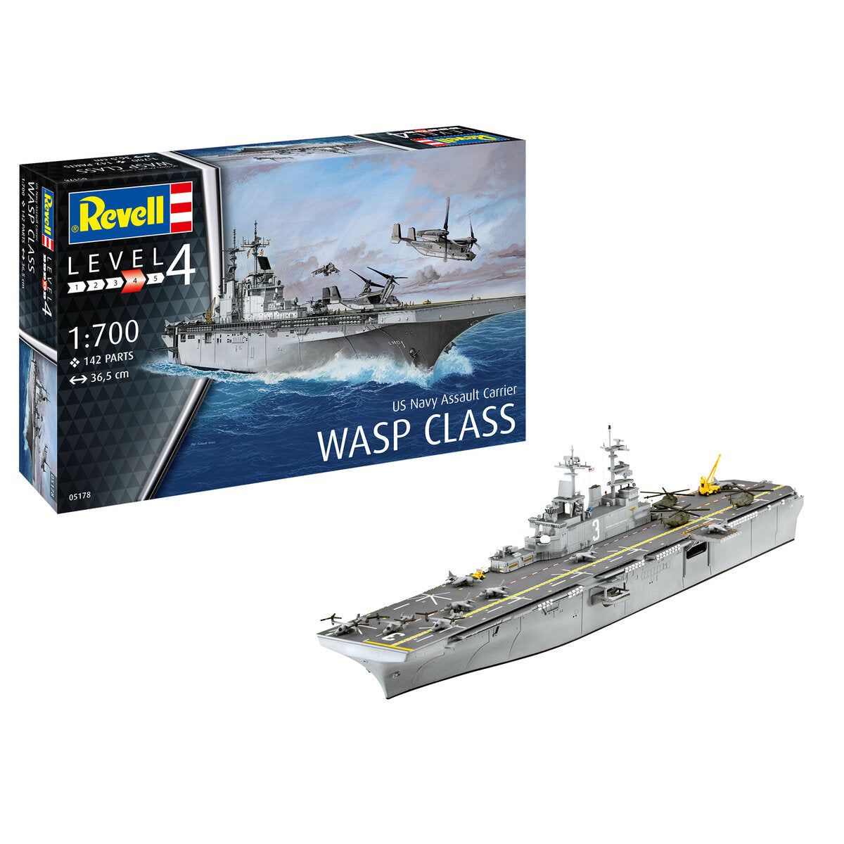 Revell 05178 - Assault Carrier USS WASP CLASS