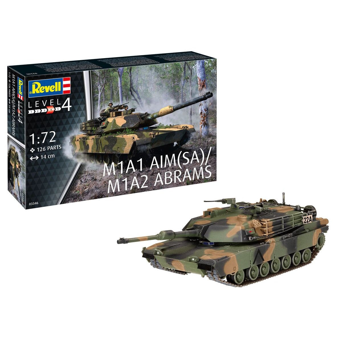 Revell M1A1 AIM(SA)/ M1A2 Abrams