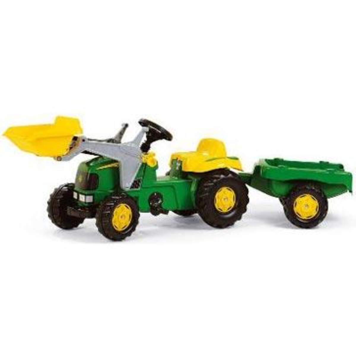 Rolly Toys rollyKid John Deere mit Schaufellader und Anhänger