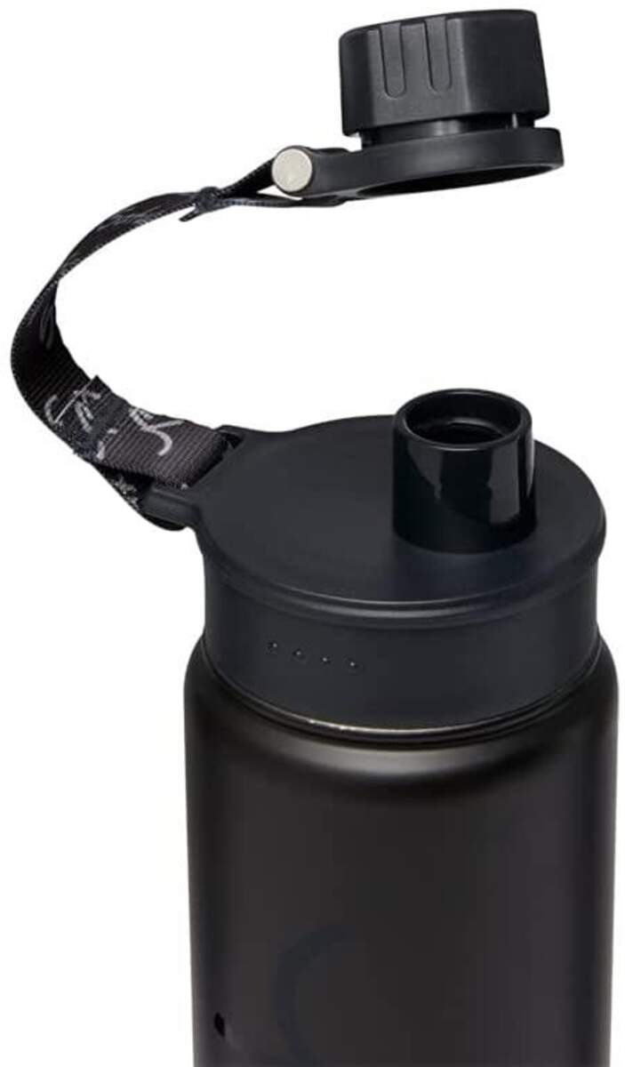 Satch Edelstahl-Trinkflasche Alu 0,5l Schwarz (Black Steel)