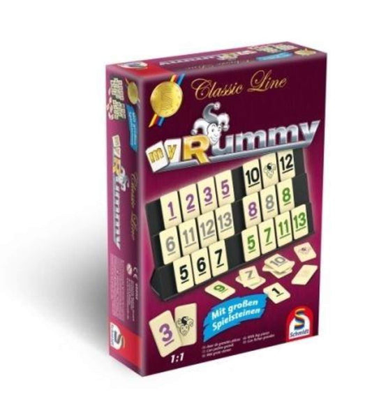 Schmidt Spiele Classic Line, MyRummy®, mit großen Spielfiguren