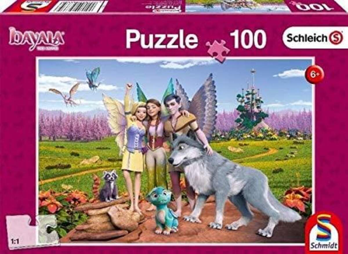 Schmidt Spiele Puzzle - Land der Elfen und Drachen, 100 Teile