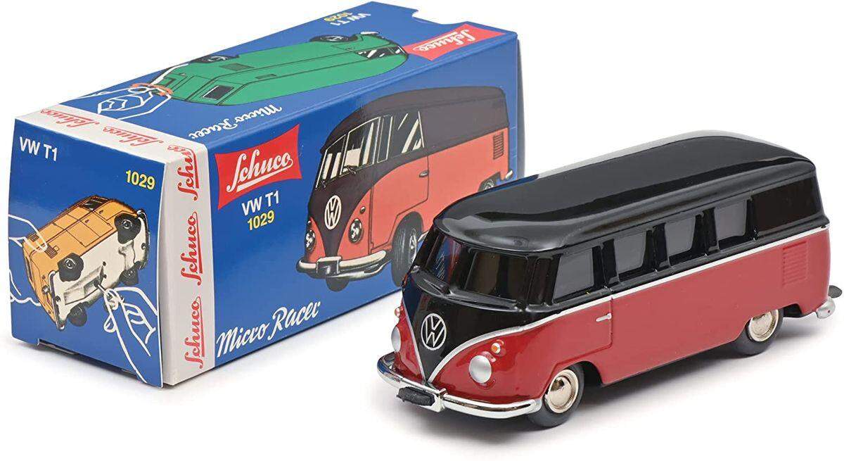 Schuco Micro Racer VW T1, braun-rot