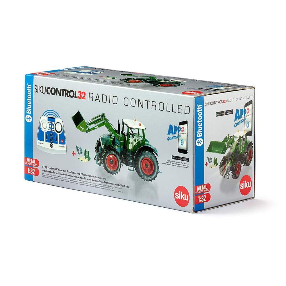 SIKU 6796 RC Fendt 933 Vario mit Frontlader, App und Bluetooth Fernsteuerung