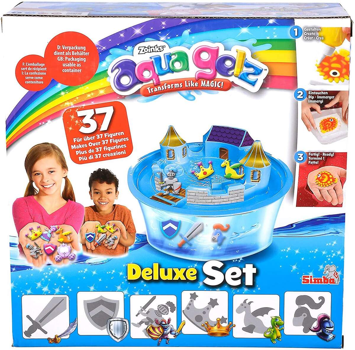 Simba Aqua Gelz Deluxe Ritterburg, Bastelset