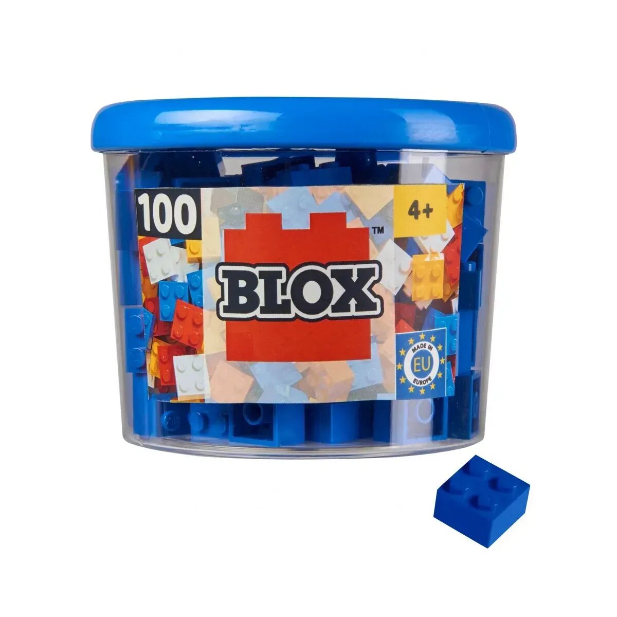 Simba Blox 100 blaue 4er Steine in Dose