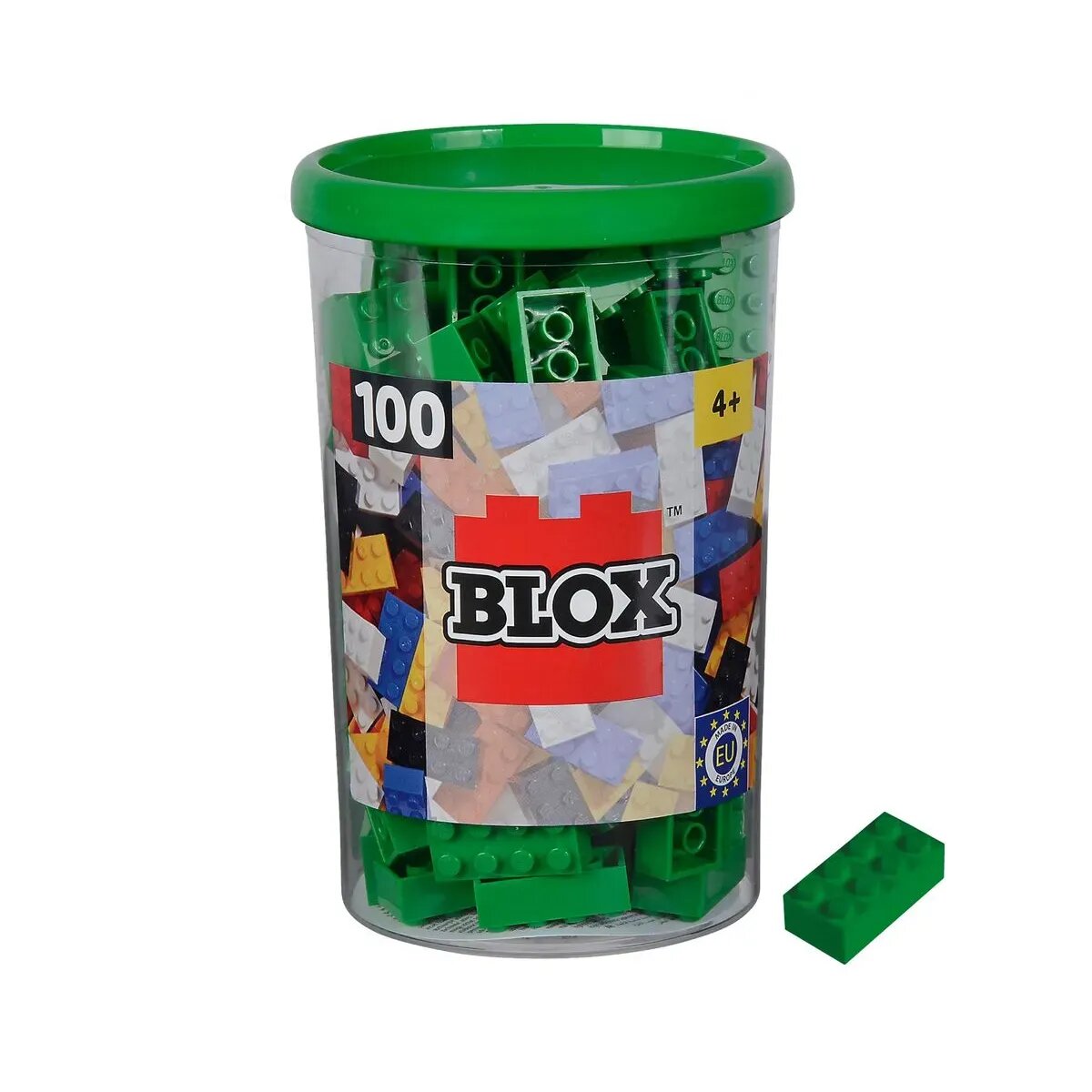 Simba Blox 100 grüne 8er Steine in Dose