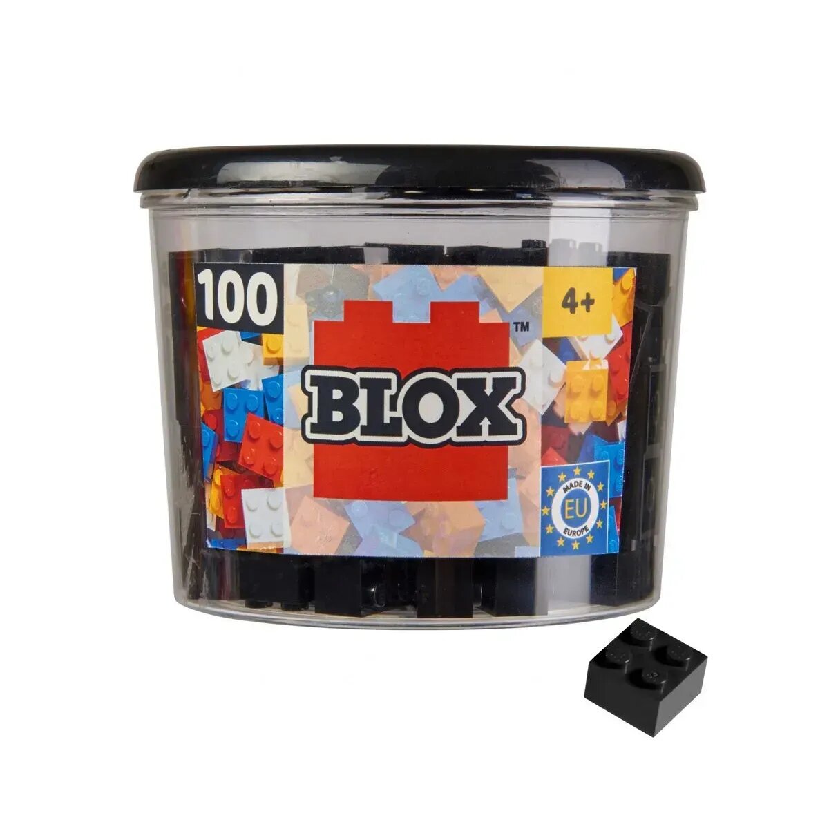 Simba Blox 100 schwarze 4er Steine in Dose