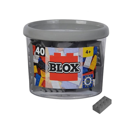 Simba Blox 40 graue 8er Steine in Dose