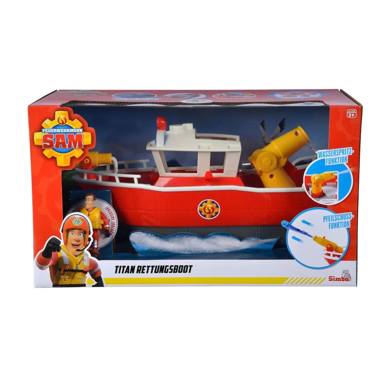 Simba Sam Titan Feuerwehrboot