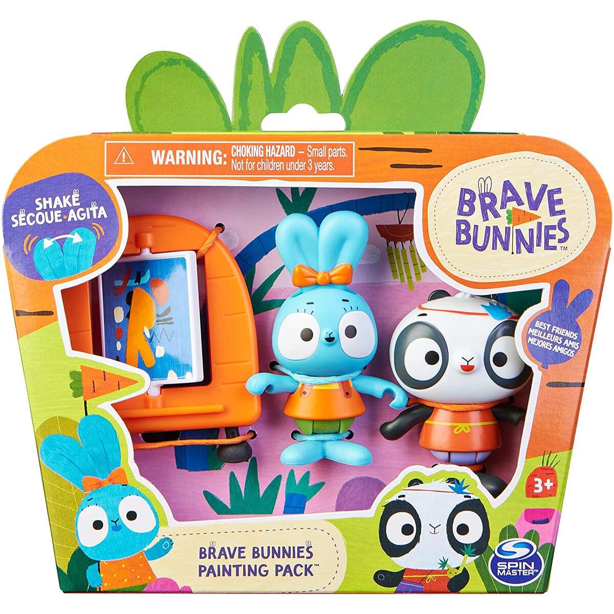 Spin Master Brave Bunnies Basic Figuren Sets, 3er Packs, 1 Packung, 3-fach sortiert