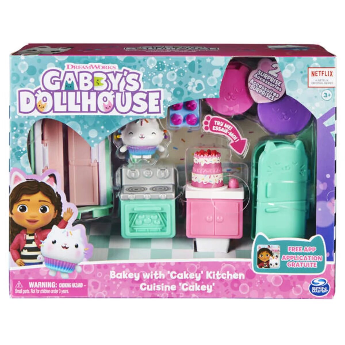 Spin Master Gabbys Dollhouse - Deluxe Room Cakeys Küche