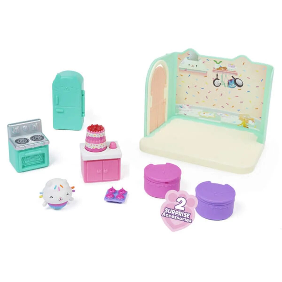 Spin Master Gabbys Dollhouse - Deluxe Room Cakeys Küche