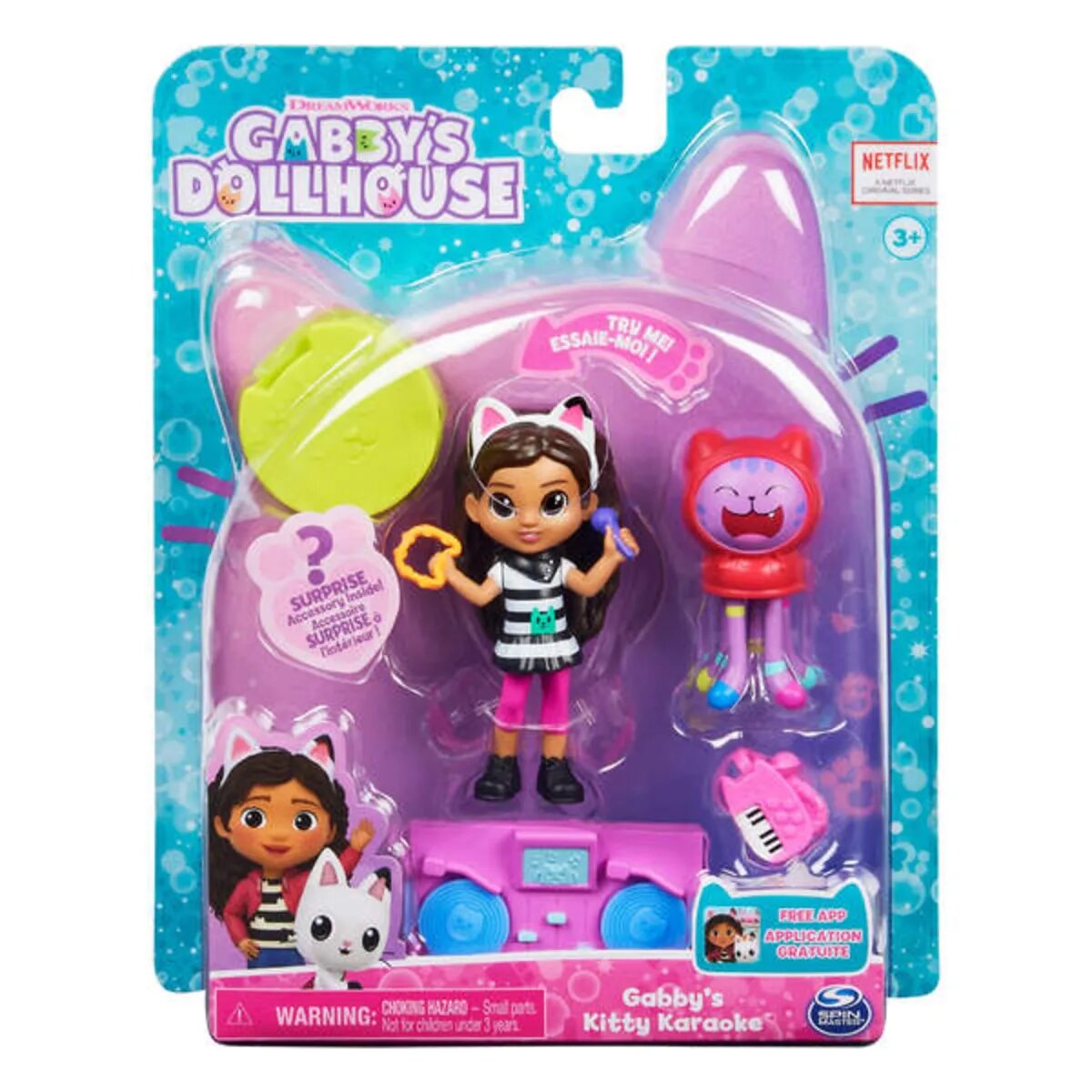 Spin Master Gabbys Dollhouse Cat-tivity Pack Karaoke Party