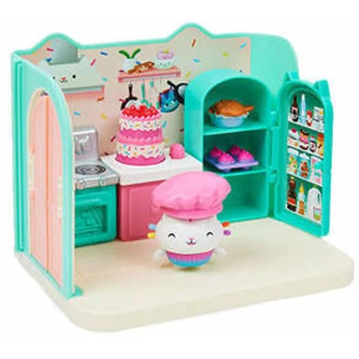 Spin Master Gabbys Dollhouse Deluxe Room, 1 Set, 3-fach sortiert