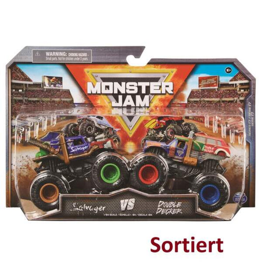 Spin Master Monster Jam 2-Pack 1:64, 1 Packung, 4-fach sortiert