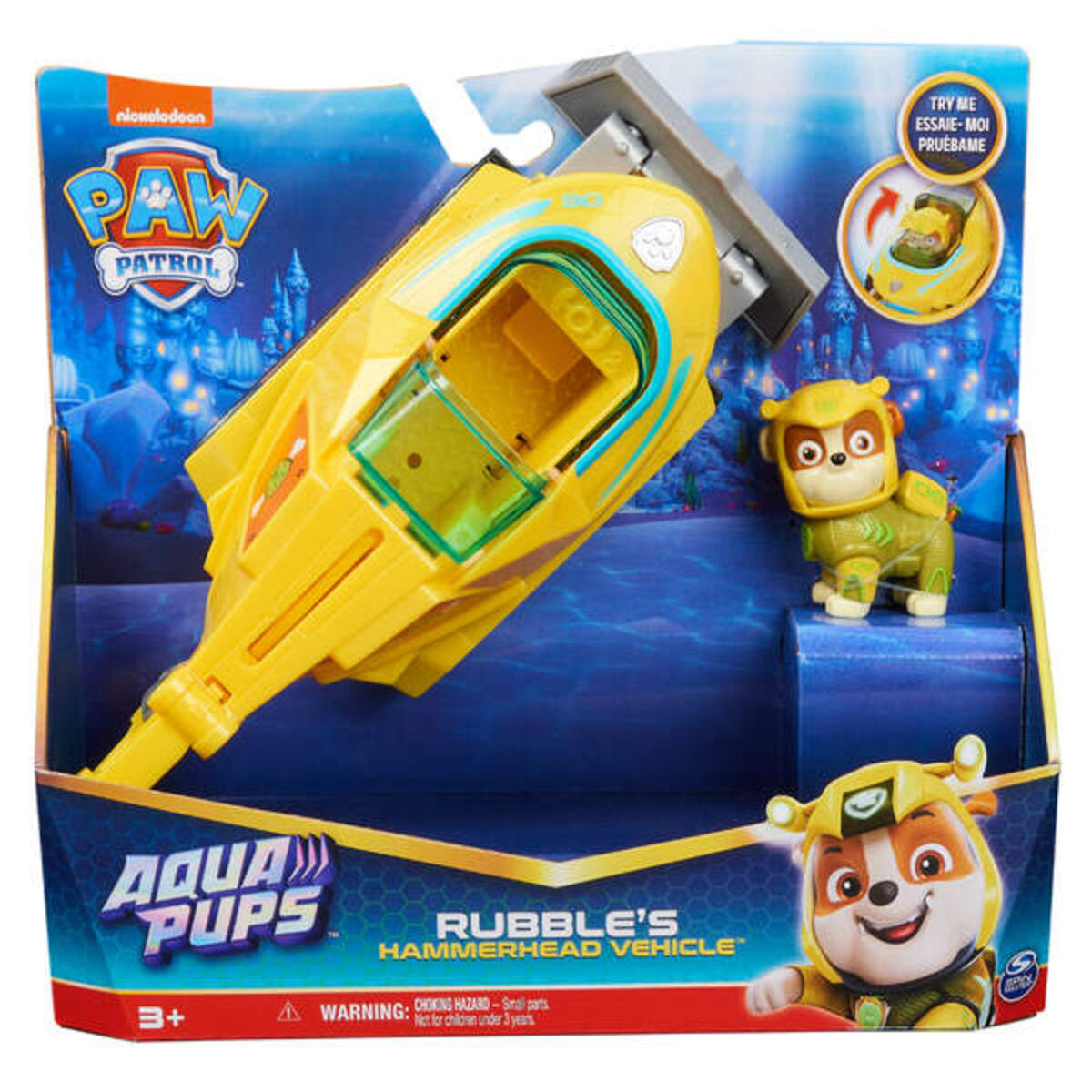 Spin Master Paw Patrol Aqua Pups Basic Fahrzeuge, 1 Stück, 6-fach sortiert