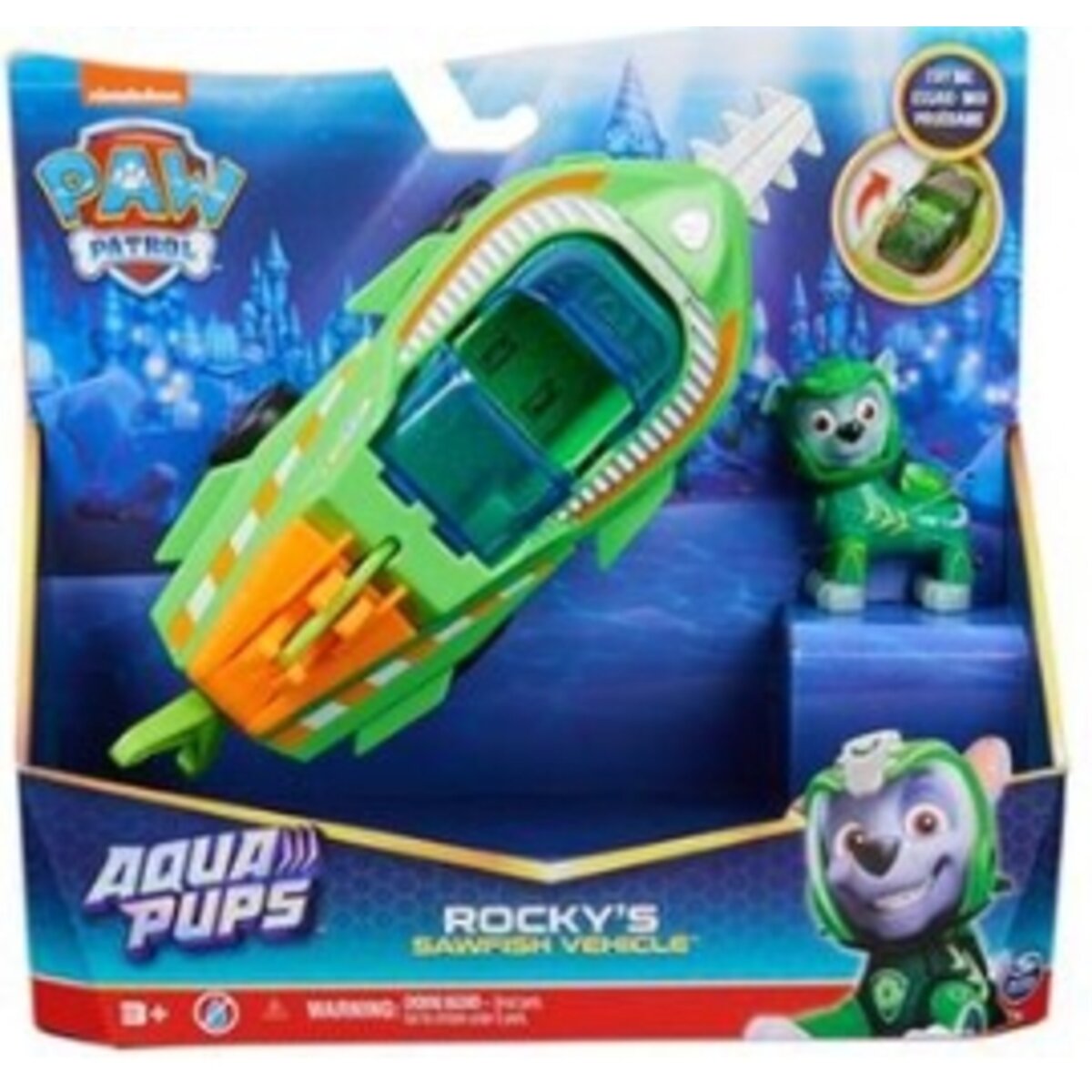 Spin Master Paw Patrol Aqua Pups Basic Fahrzeuge, 1 Stück, 6-fach sortiert