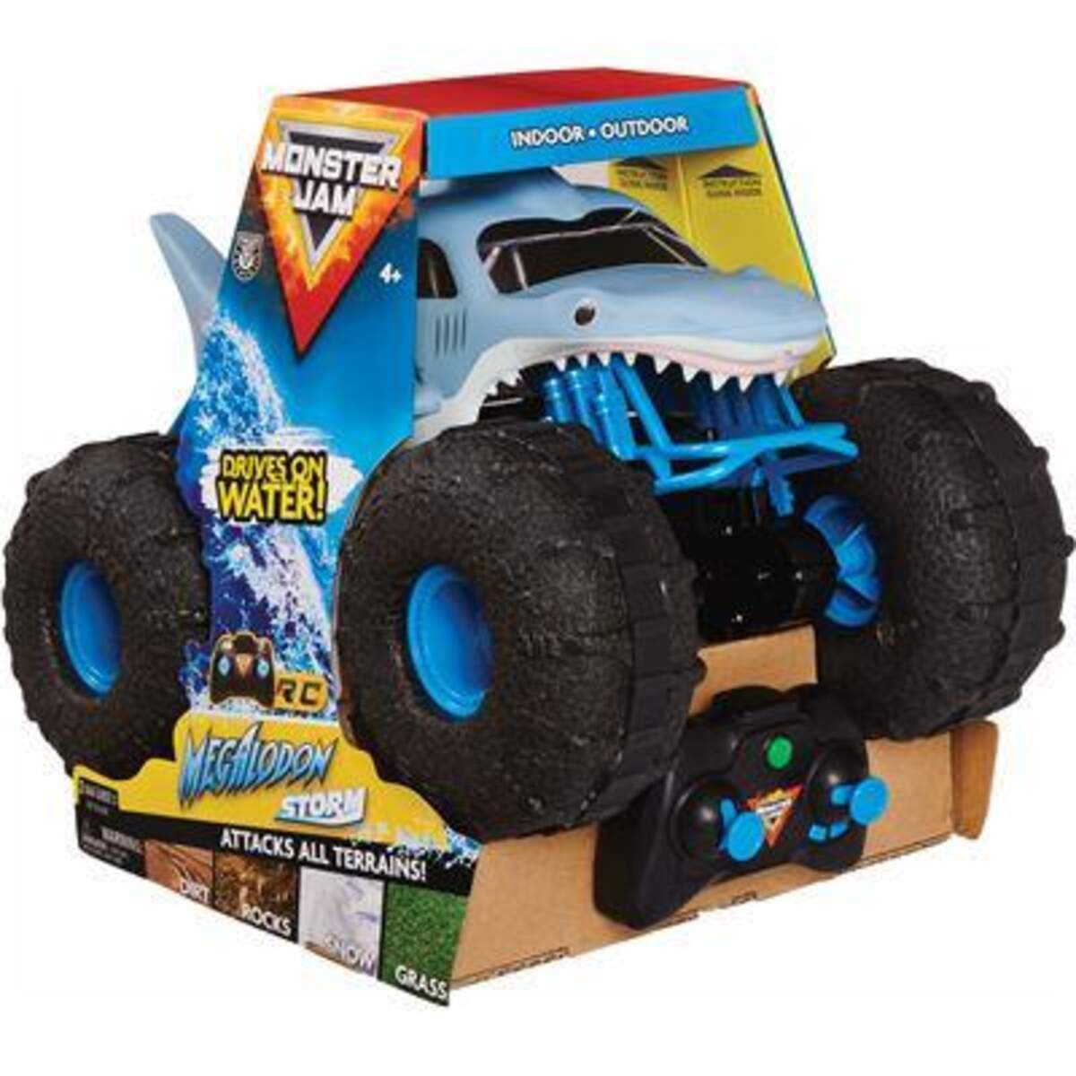 Spin Master RC Monster Jam Truck Megalodon Storm