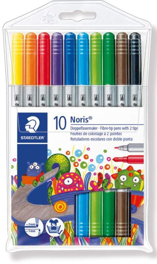 STAEDTLER® Doppelfasermaler Noris Club 320, 10 Stück