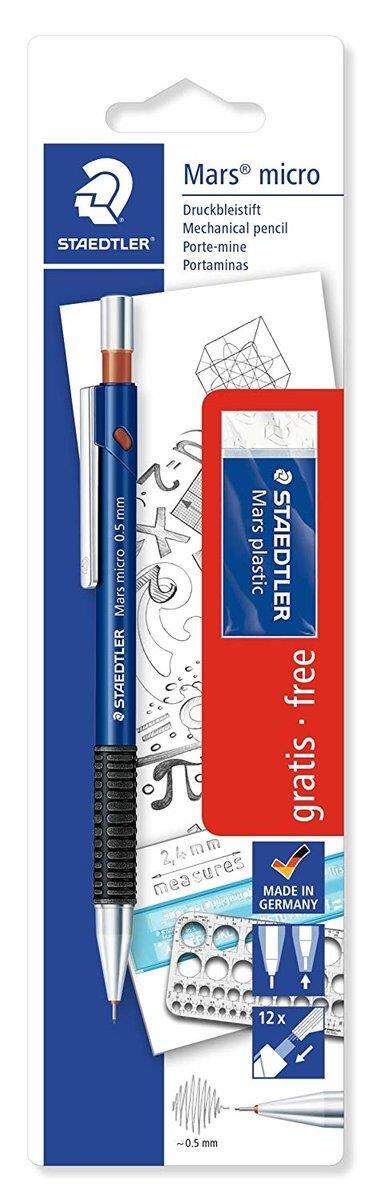 STAEDTLER® Druckbleistift, Drehbleistift Mars® micro Druckbleistift 775 + Mars plastic