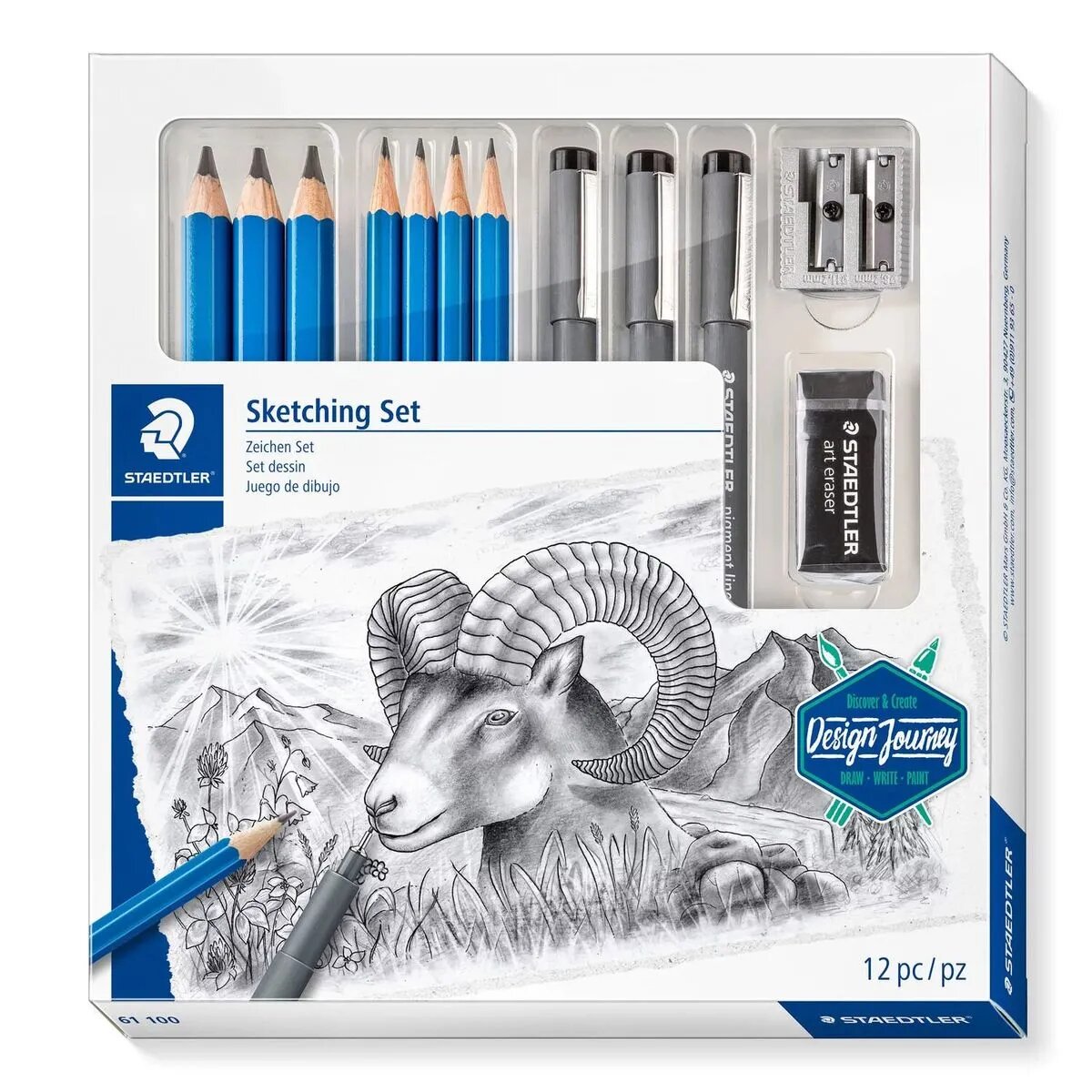 STAEDTLER® Zeichen Set Design Journey, 12-teilig