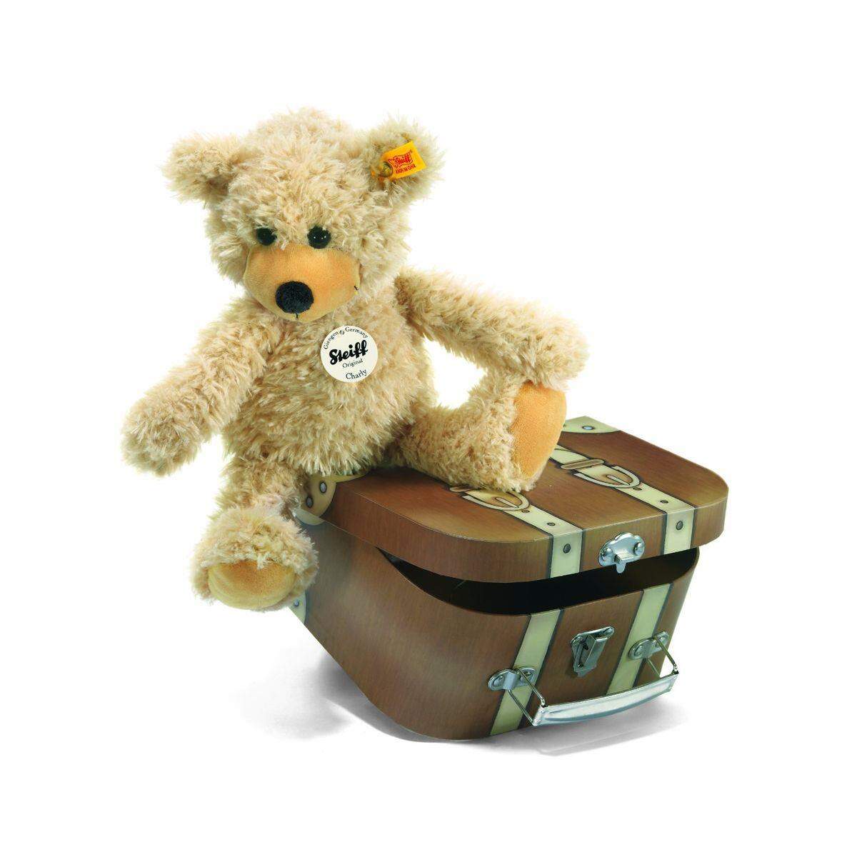 Steiff Charly Schlenkerteddy 30 cm beige im Koffer