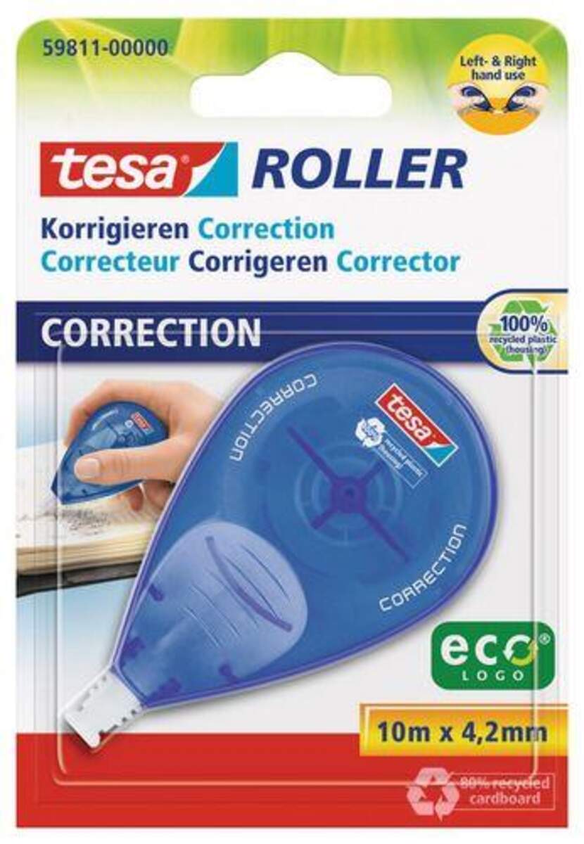 tesa Korrekturroller Sideway, 10m x 4,2mm